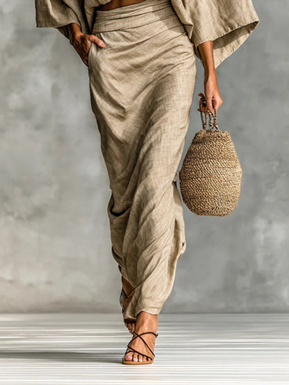 Giulia | Set elegante due pezzi con gonna